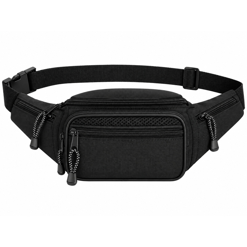 (image for) 6200 Black Bumbag-Waist Bag (New)